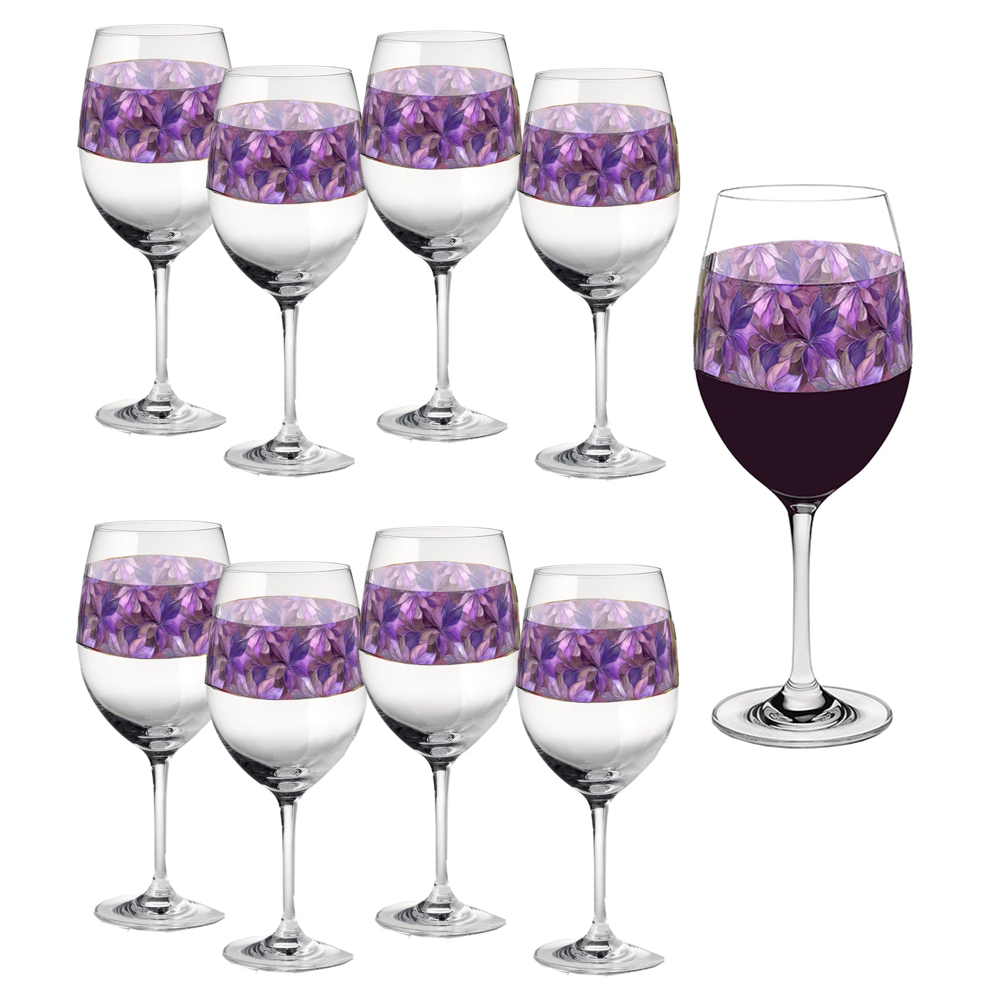 Autumn Twilight 16oz Tall Wine Glass