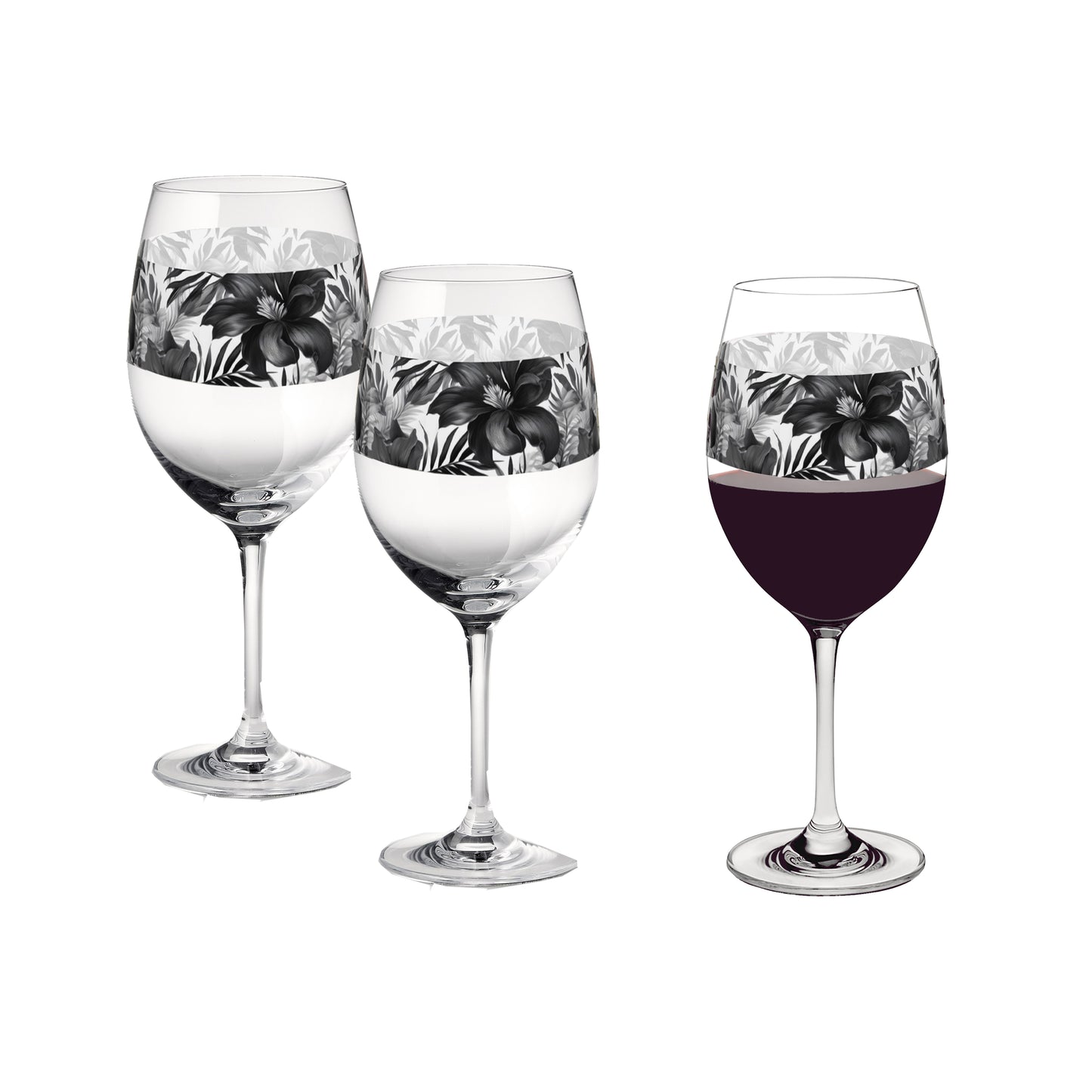 Midnight Oasis 16oz Tall Wine Glass