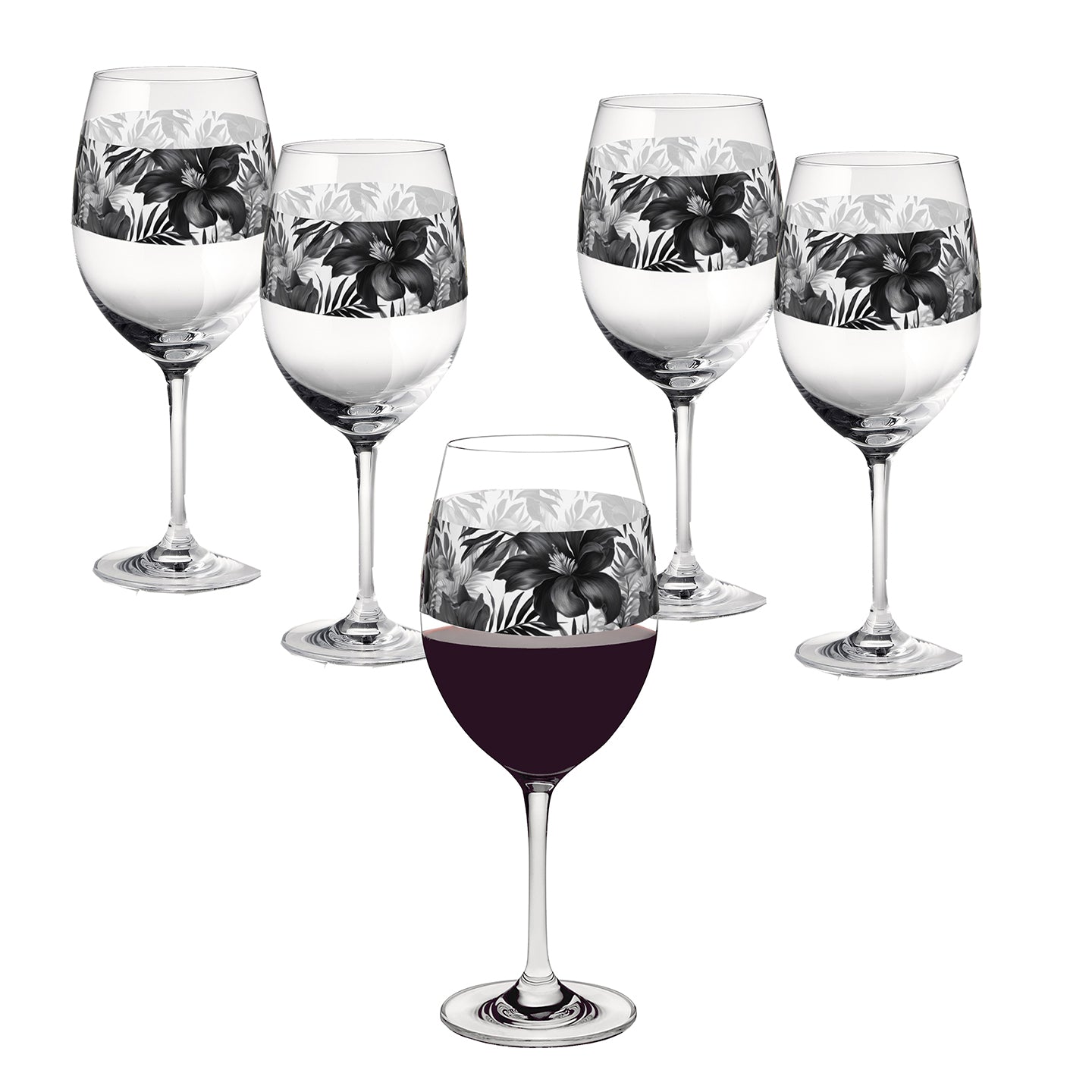 Midnight Oasis 16oz Tall Wine Glass