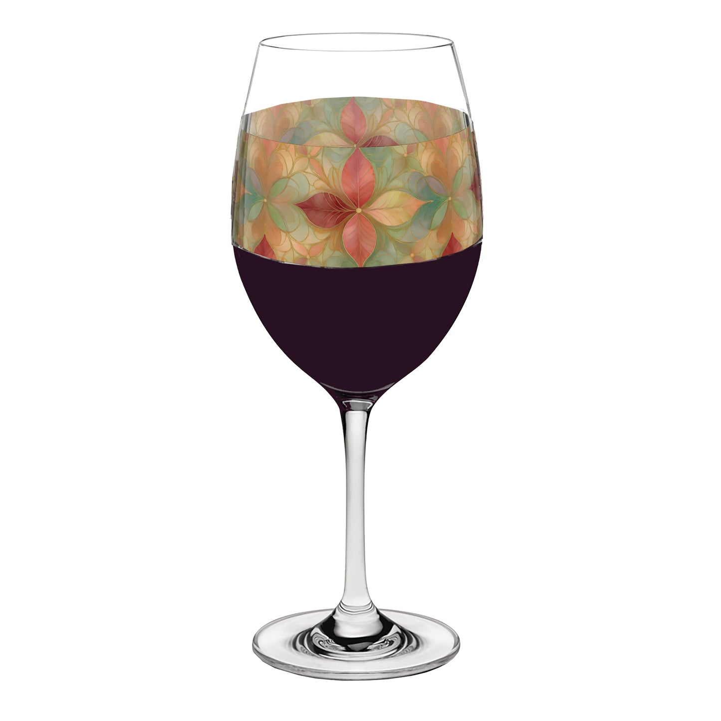 Pieces of Autumn 16oz Tall Wine Glass