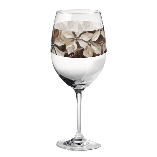 Petals in the Woods 16oz Tall Wine Glass