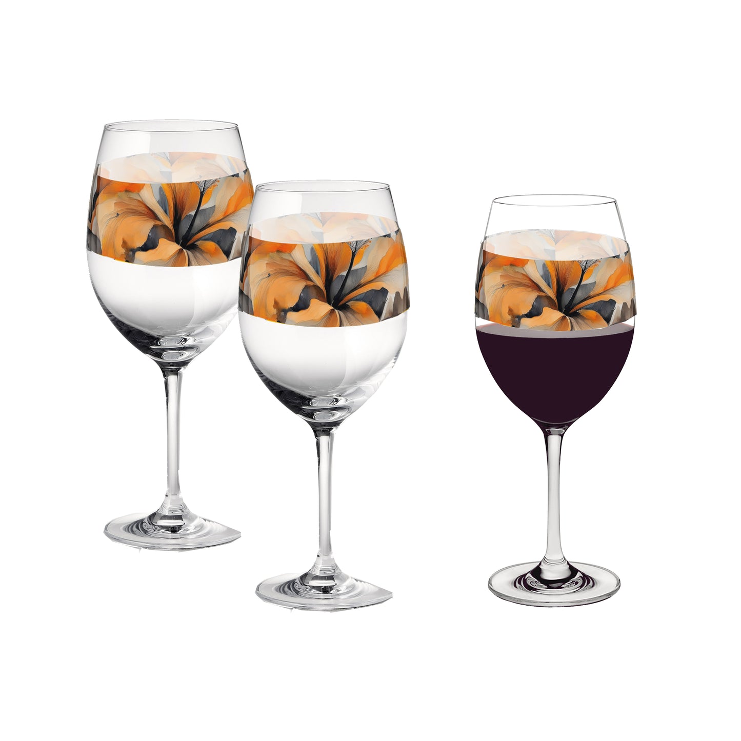 Smoky Ember 16oz Tall Wine Glass