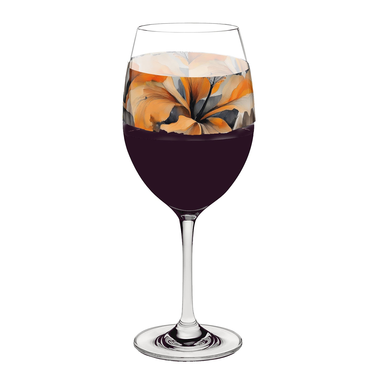 Smoky Ember 16oz Tall Wine Glass