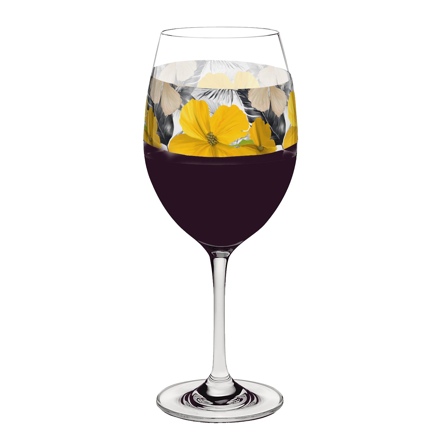 Tropical Sunshine 16oz Tall Wine Glass