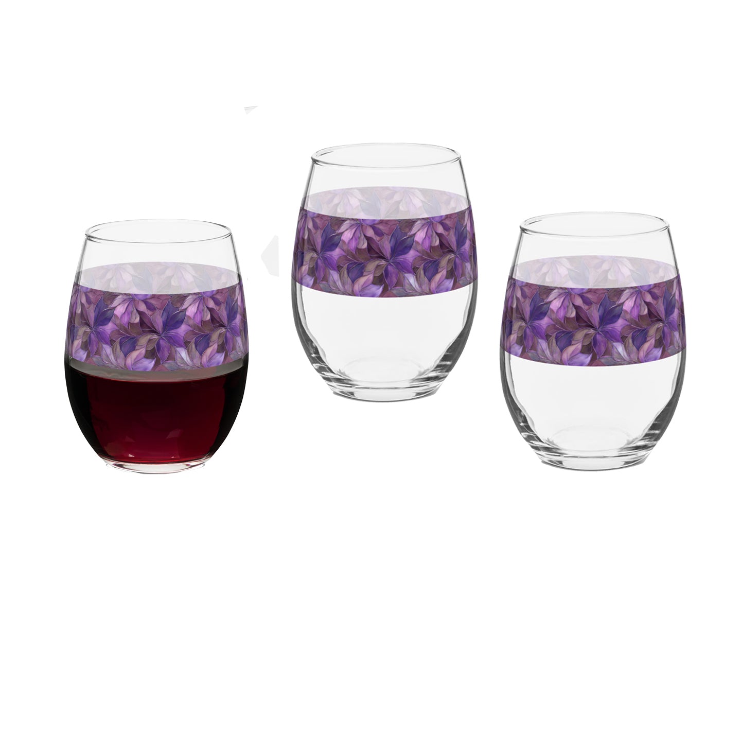 Autumn Twilight 15 oz. Stemless Wine Glass