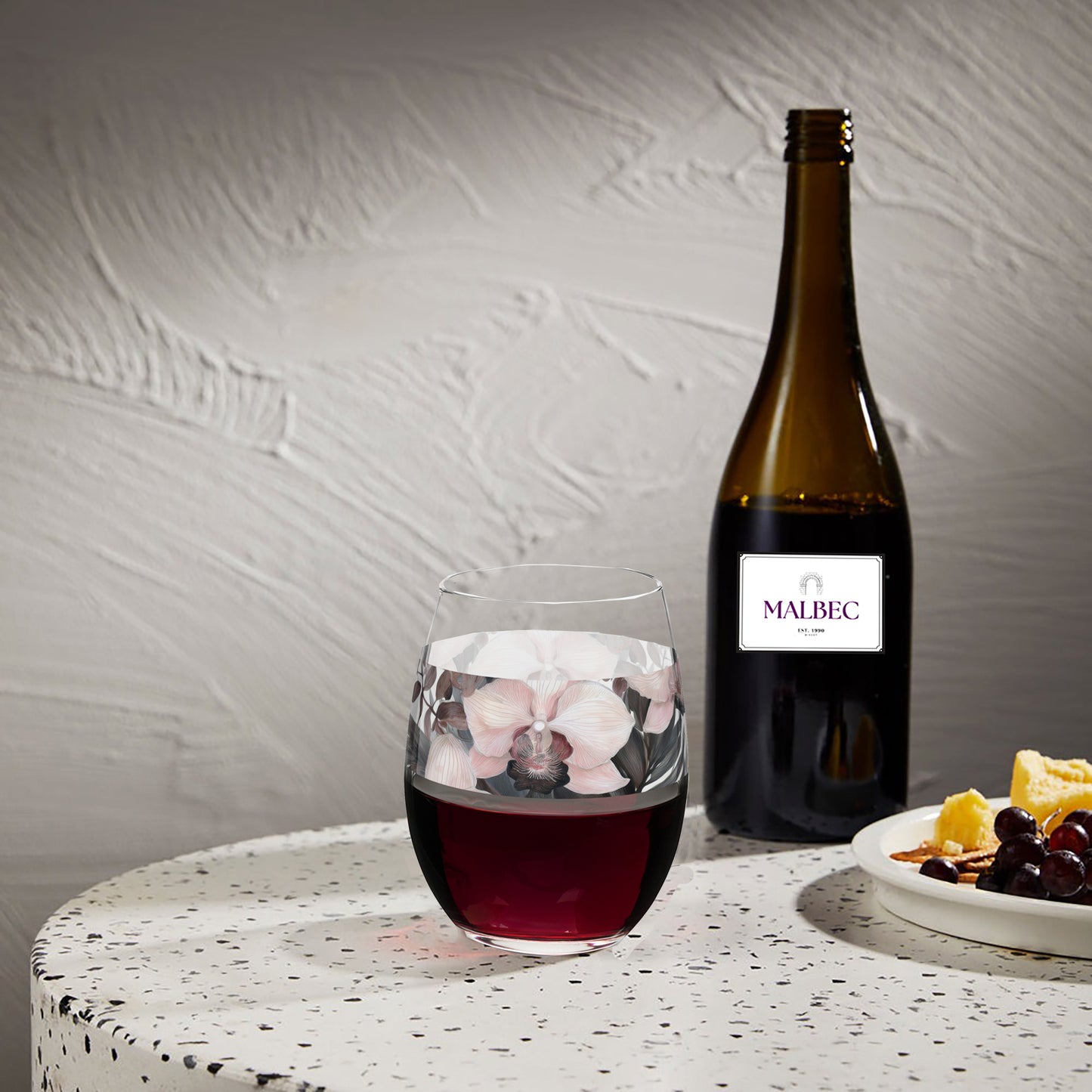 Deep Serenity 15 oz. Stemless Wine Glass