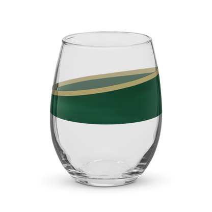Emerald Swag Limited Edition Stemless Wine Glass