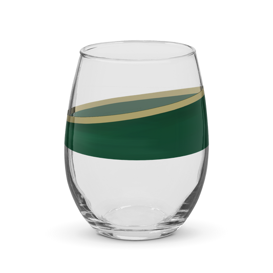 Emerald Swag Limited Edition Stemless Wine Glass