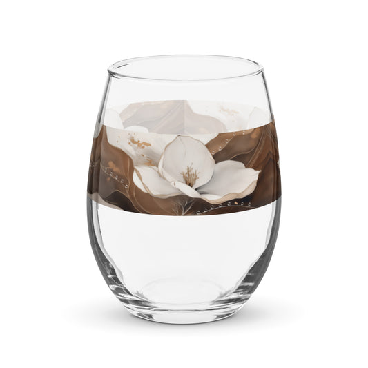 Floating Grace 15 oz. Stemless Wine Glass