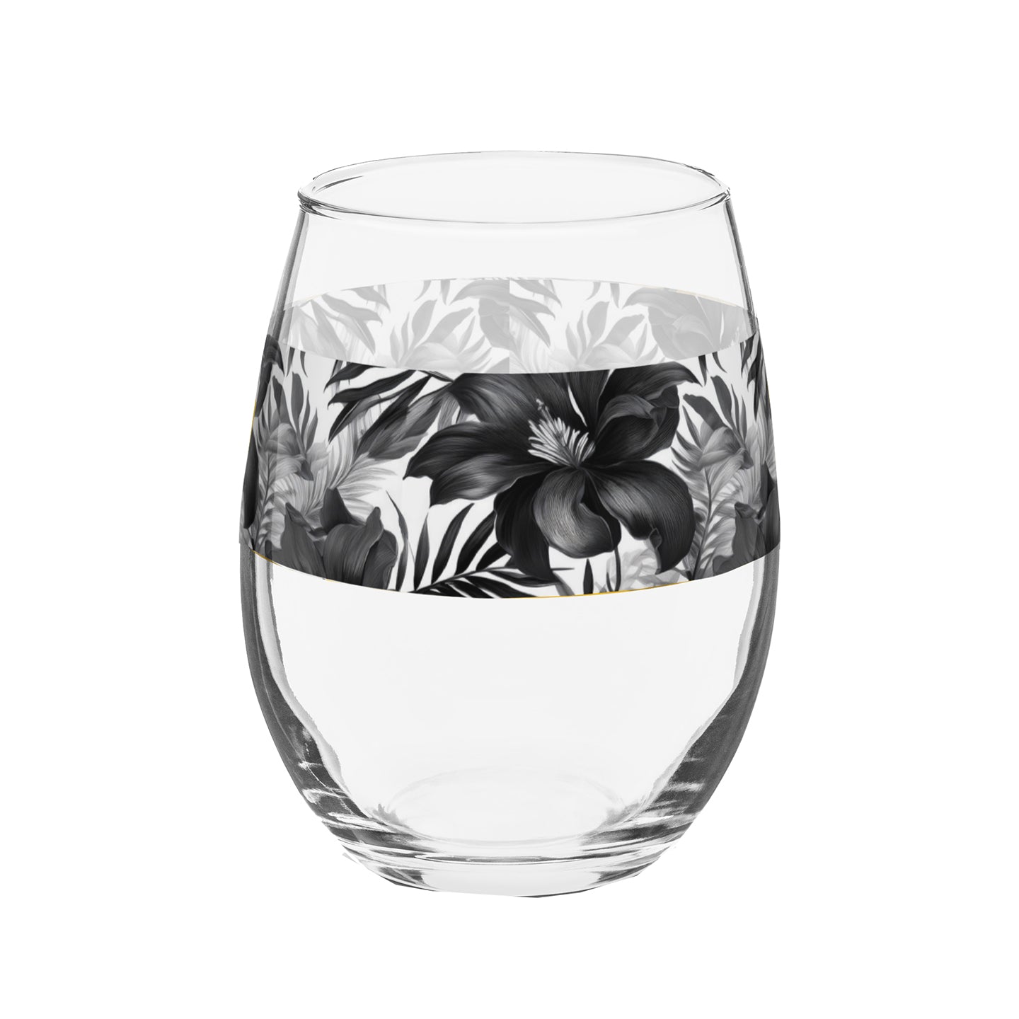 Midnight Oasis 15 oz. Stemless Wine Glass