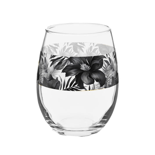 Midnight Oasis 15 oz. Stemless Wine Glass