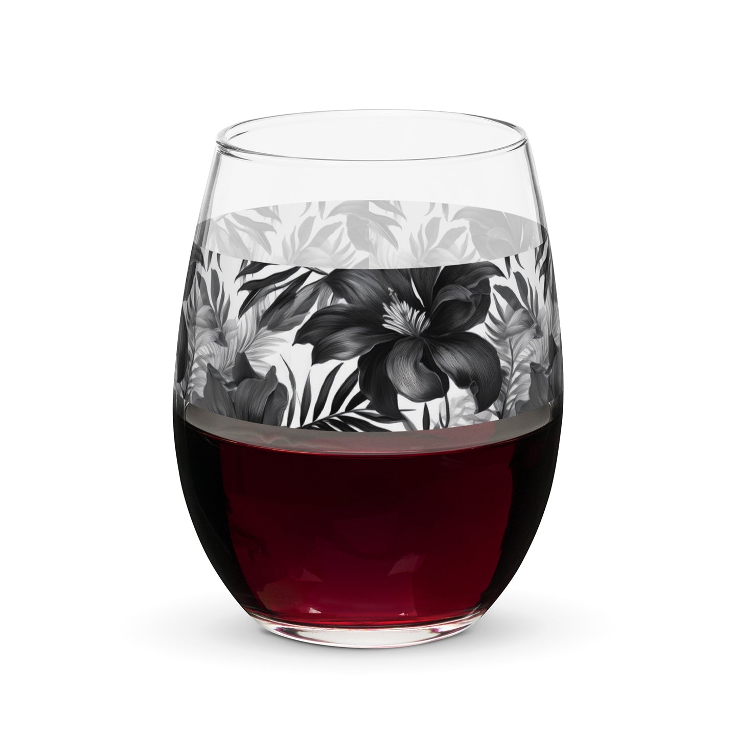 Midnight Oasis 15 oz. Stemless Wine Glass