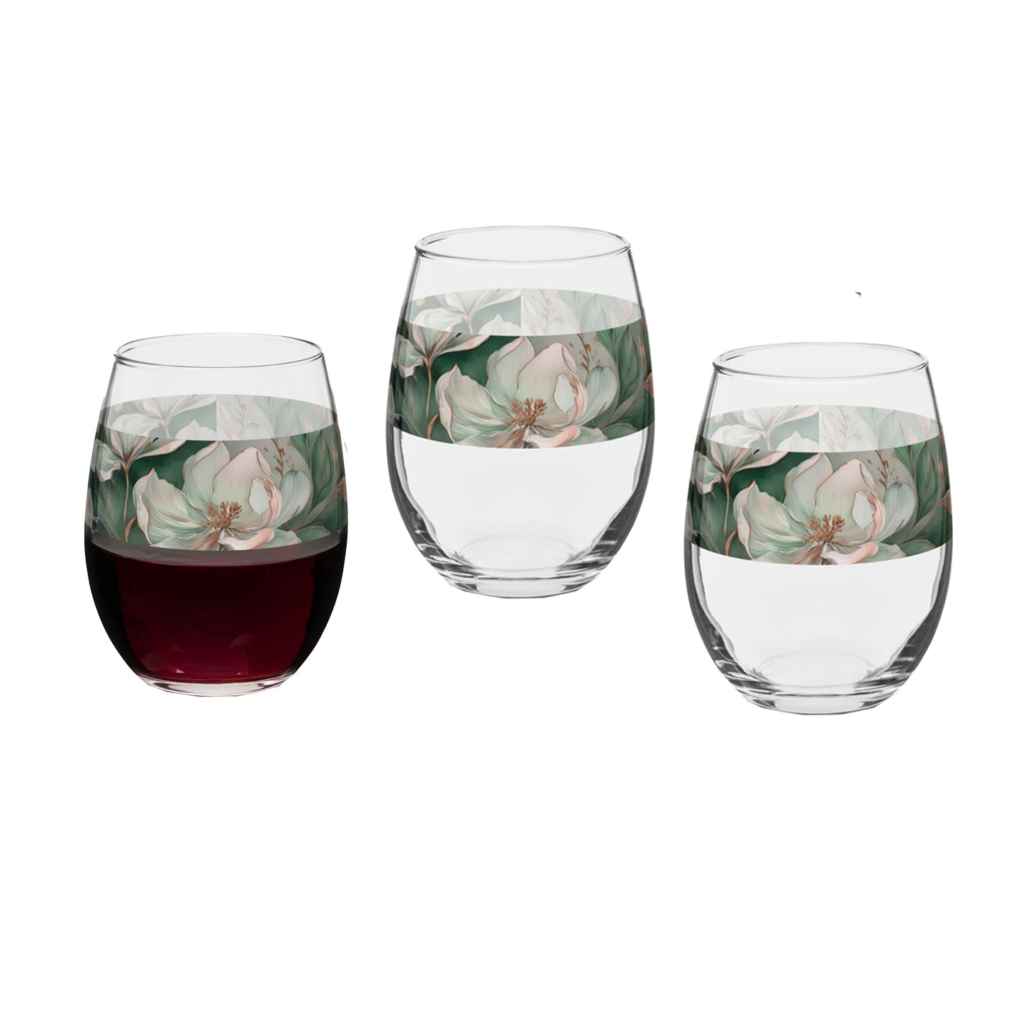 Noble Beauty 15 oz. Stemless Wine Glass