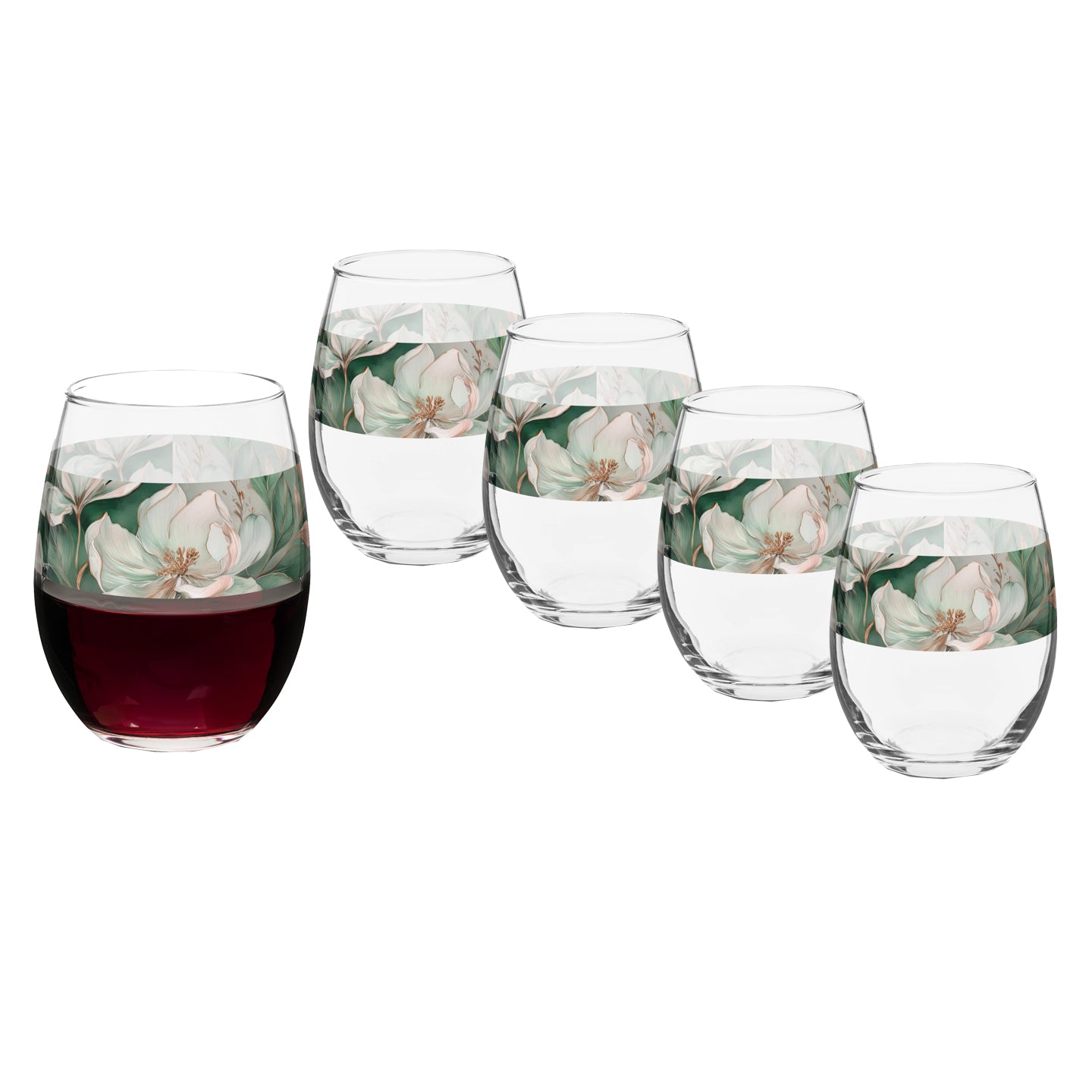 Noble Beauty 15 oz. Stemless Wine Glass