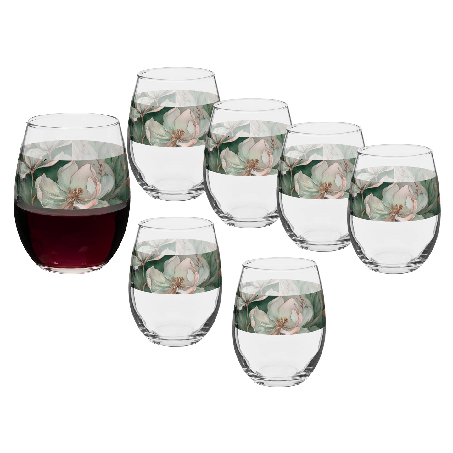 Noble Beauty 15 oz. Stemless Wine Glass