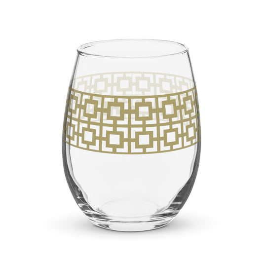 Pure Gold 15 oz. Stemless Wine Glass