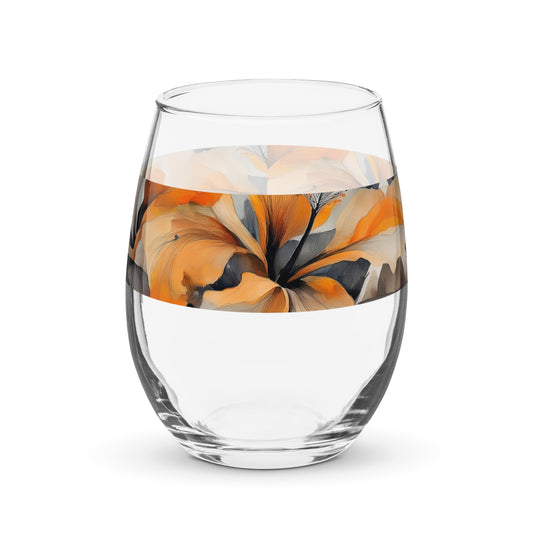 Smoky Ember 15 oz. Stemless Wine Glass