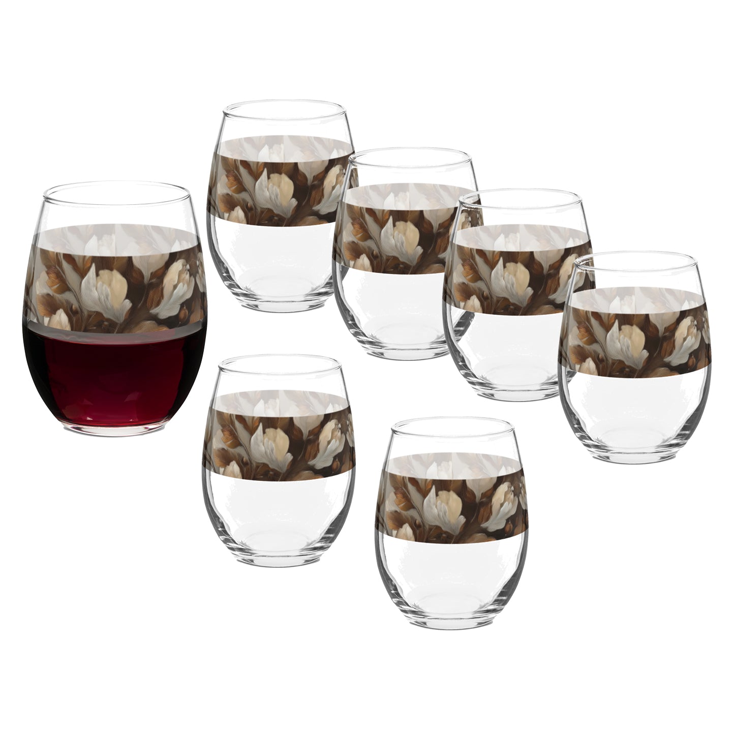 Tranquil Beginnings 15 oz. Stemless Wine Glass