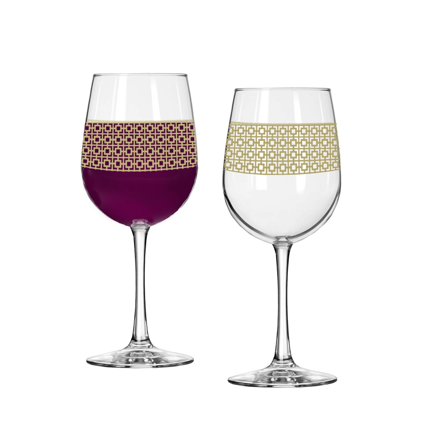 Pure Gold 16oz Tall Wine Glass