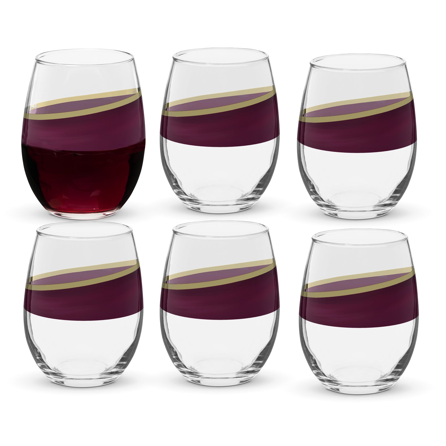 Crimson Cellar Limited Edition Stemless Wine Glass