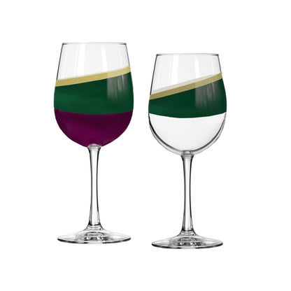 Emerald Swag Limited Edition Tall Wine Glass
