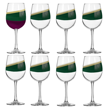 Emerald Swag Limited Edition Tall Wine Glass