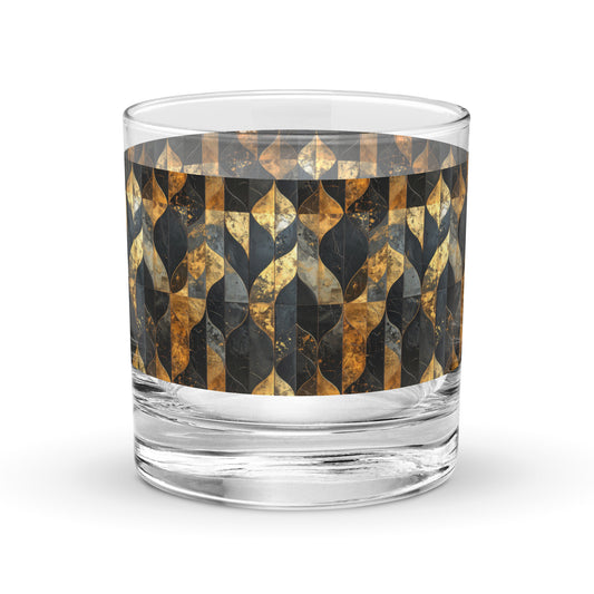 Aged Elegance Rocks Glass | Signature Design