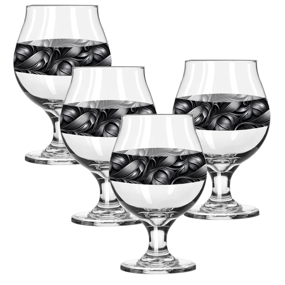 Baroque Swirls Belgian Glass | Artisanal Signature Design