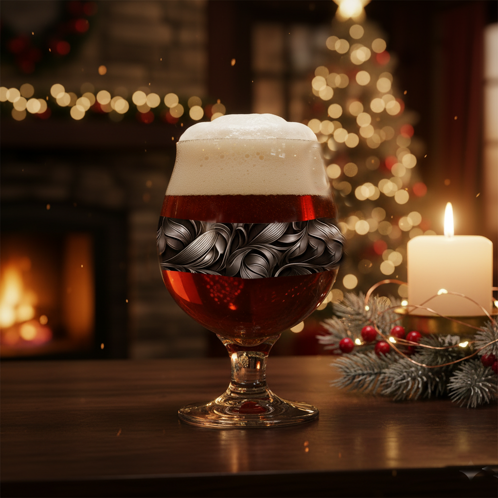 Baroque Swirls Belgian Glass | Artisanal Signature Design