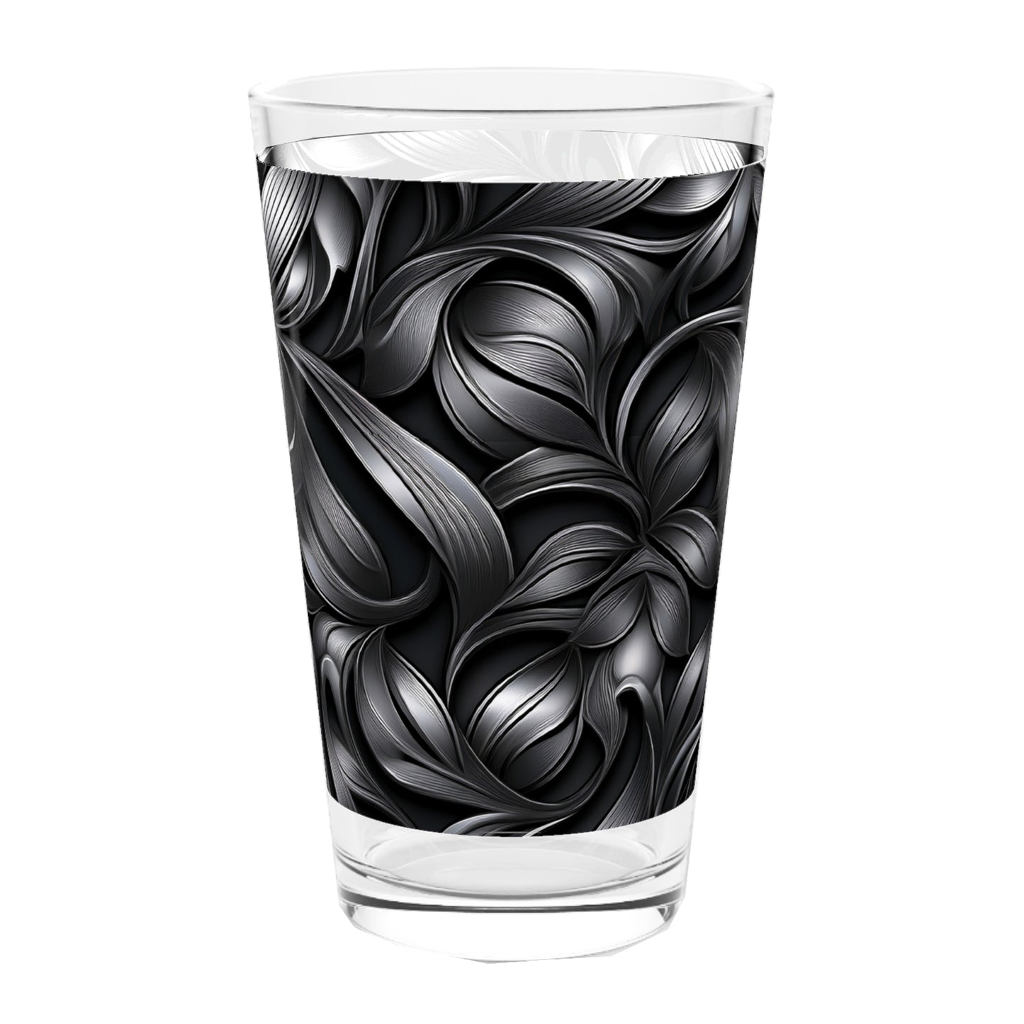 Baroque Swirls Pint Beer Glass | Architectural Style