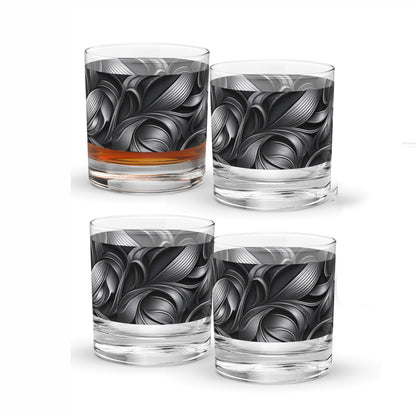 Baroque Swirls Rocks Glass | Signature Design