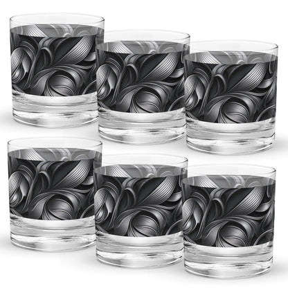 Baroque Swirls Rocks Glass | Signature Design