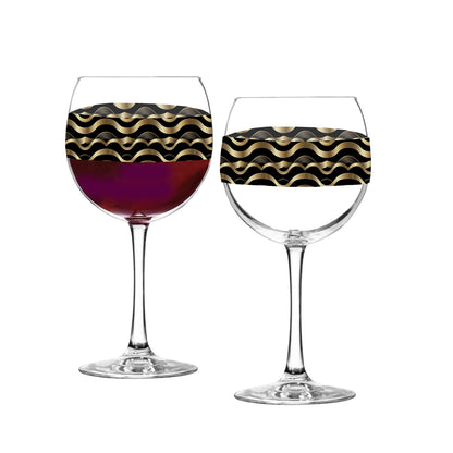 Liquid Gold Balloon Wine Glass | Signature Design