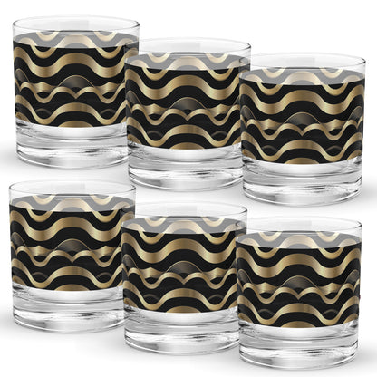 Liquid Gold Rocks Glass | Signature Design