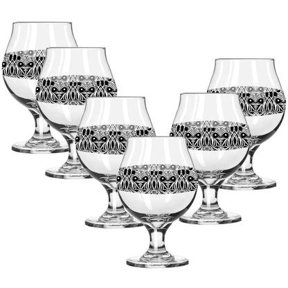 Midnight Mask Belgian Beer Glass | Signature Design