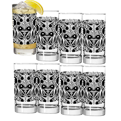 Midnight Mask Highball Glass | Signature Design