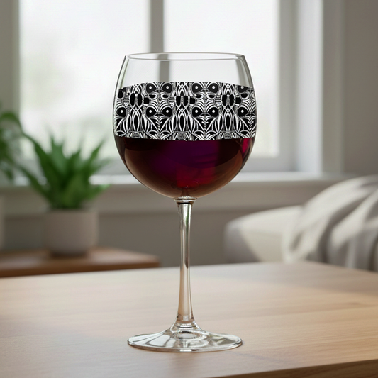 Luxe Balloon Wine Glass | High Contrast Exclusive Design