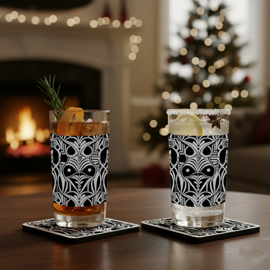Midnight Mask Highball Glass | Alluring Signature Design