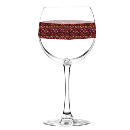Crimson Jewels Balloon Wine Glass | Signature Design