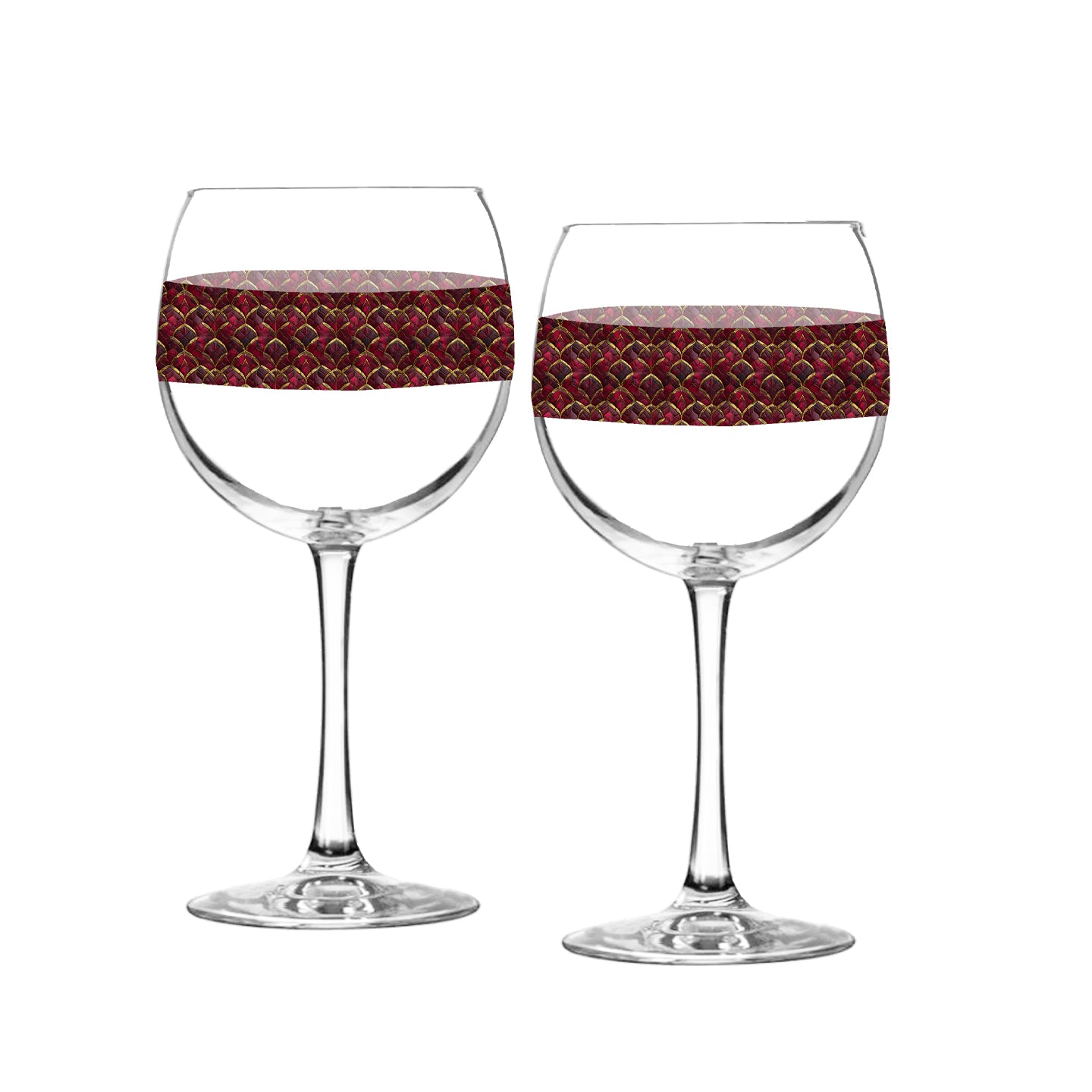 Crimson Jewels Balloon Wine Glass | Signature Design