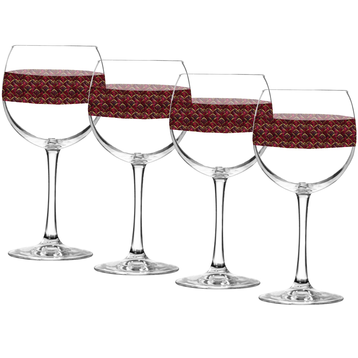 Crimson Jewels Balloon Wine Glass | Signature Design