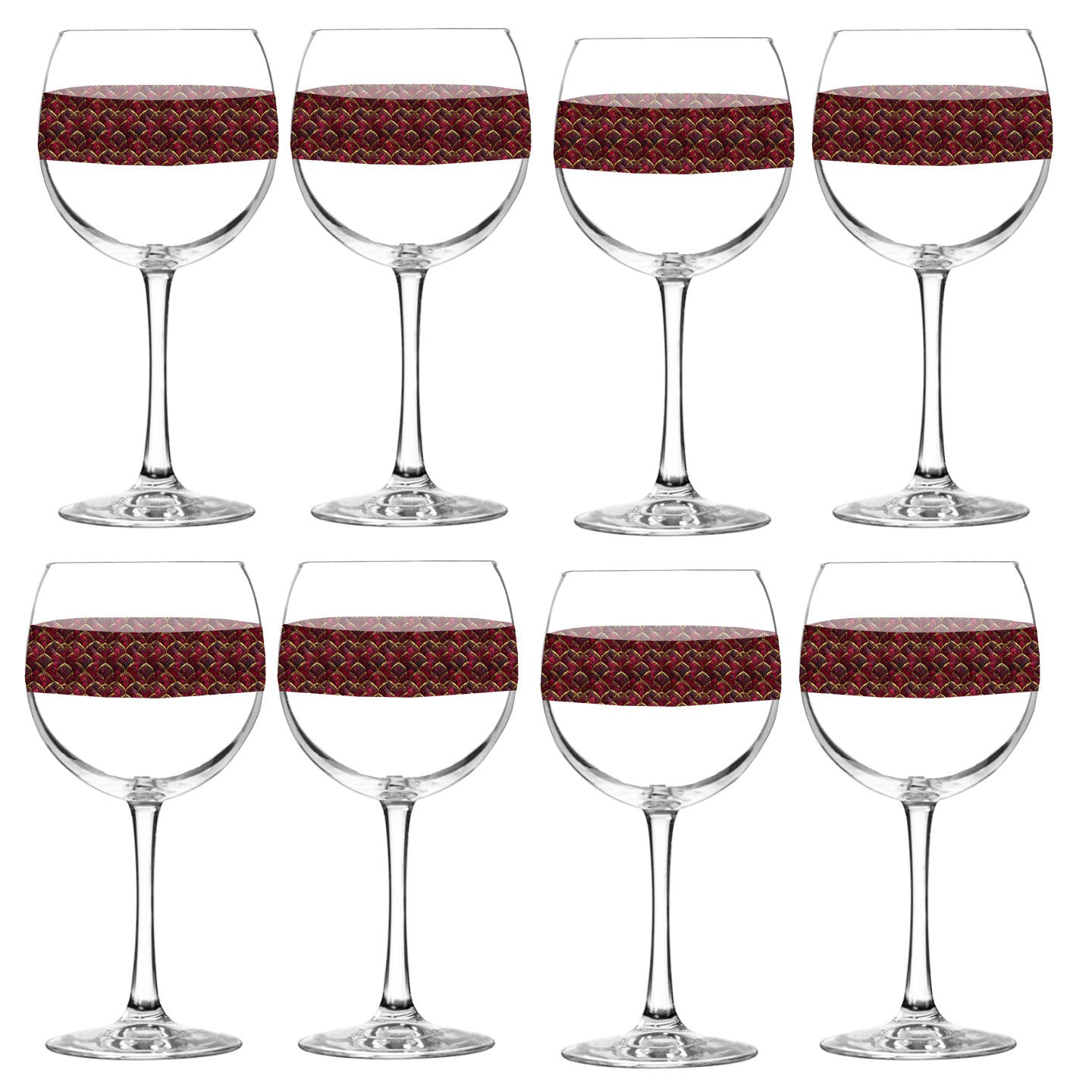 Crimson Jewels Balloon Wine Glass | Signature Design