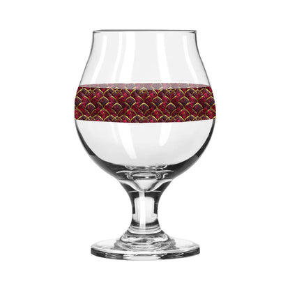 Crimson Jewels Belgian Beer Glass| Signature Design