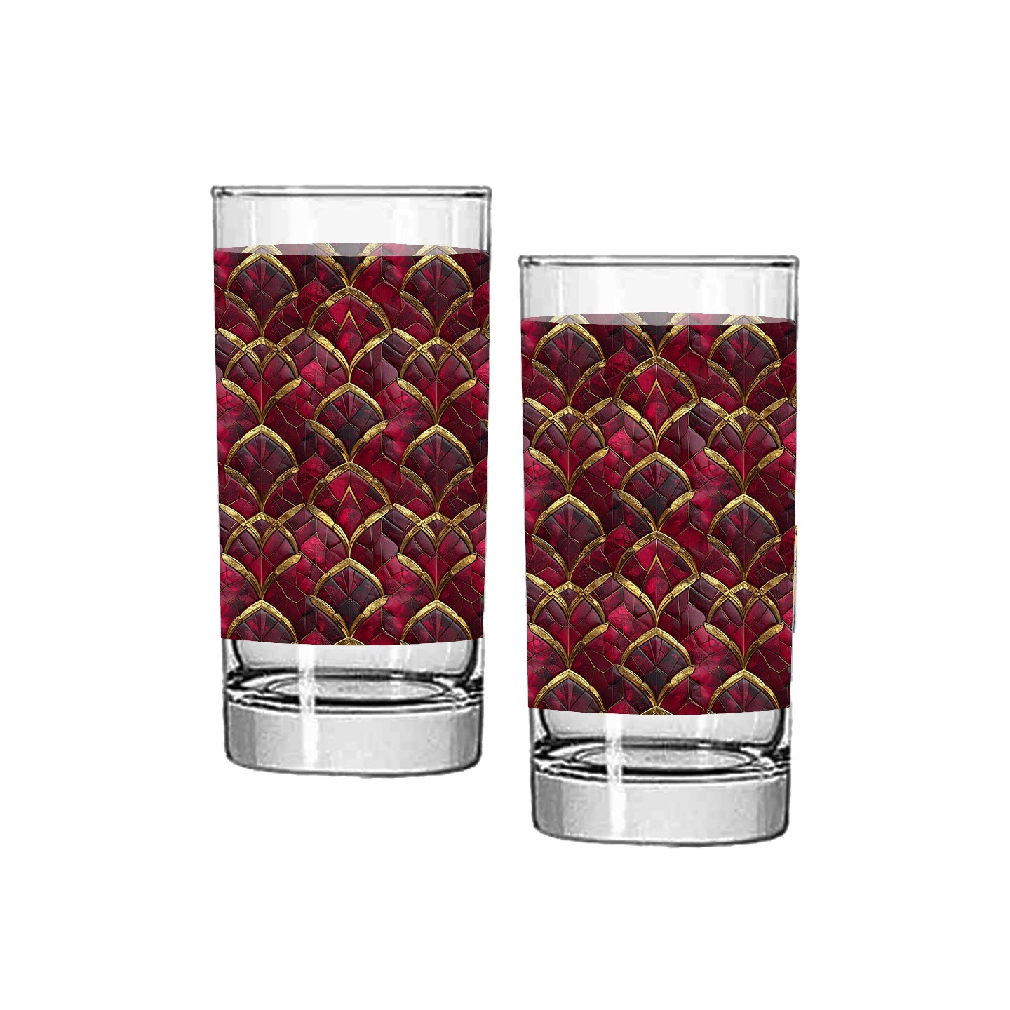 Crimson Jewels Highball Glass | Signature Design