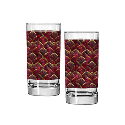 Crimson Jewels Highball Glass | Signature Design