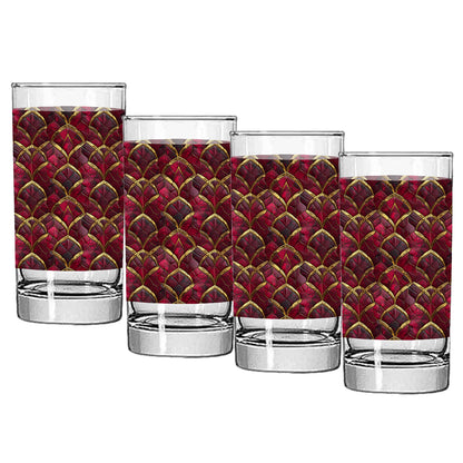 Crimson Jewels Highball Glass | Signature Design