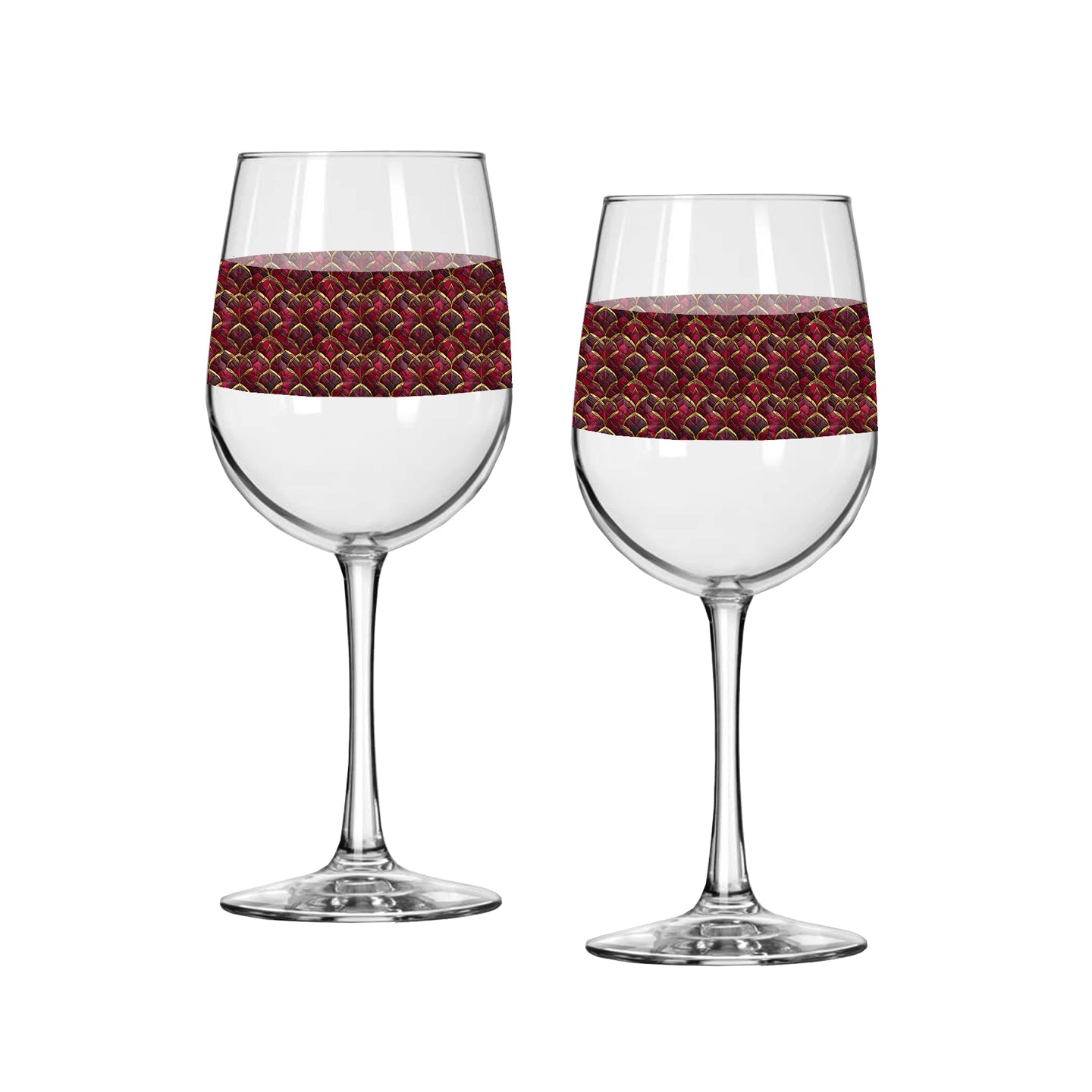 Crimson Jewels Tall Wine Glass | Signature Design