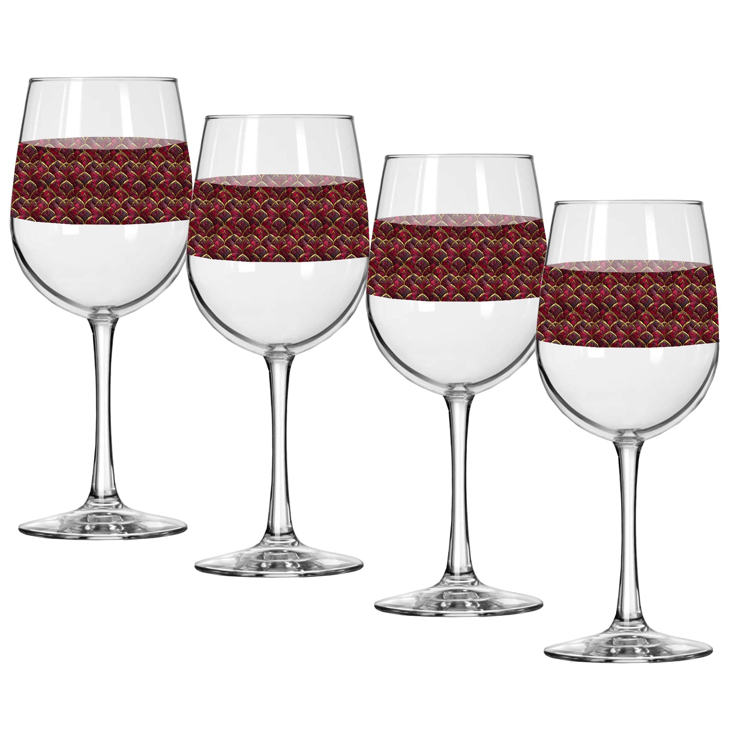 Crimson Jewels Tall Wine Glass | Signature Design