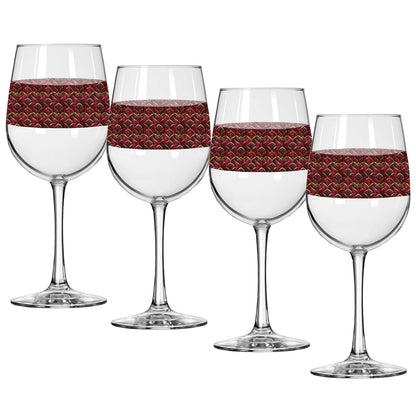 Crimson Jewels Tall Wine Glass | Signature Design