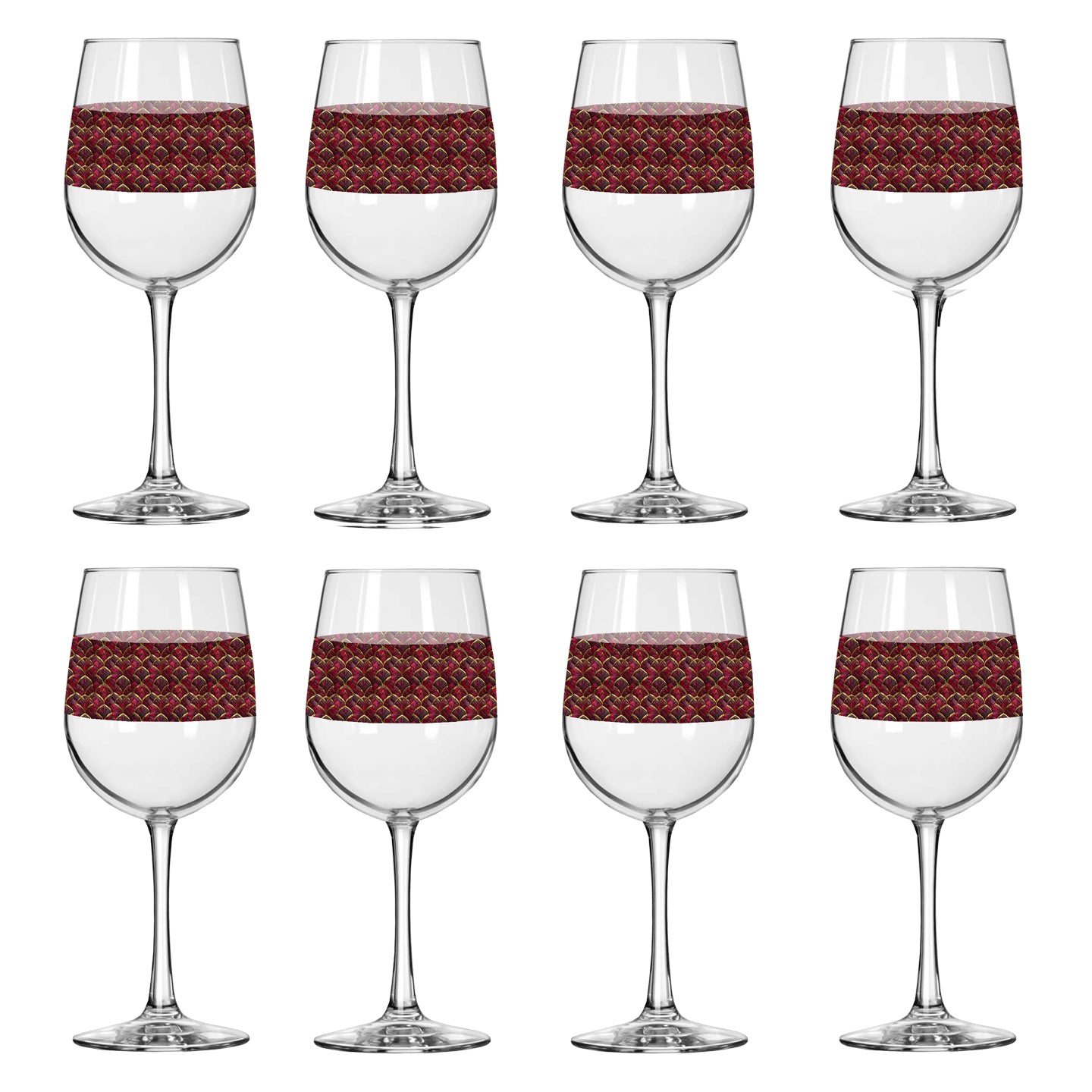 Crimson Jewels Tall Wine Glass | Signature Design